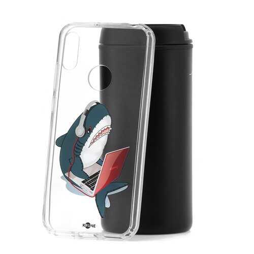 Чехол Huawei Y6 2019 Kruche Print Акула