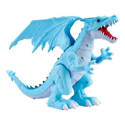 Робо Дракон Лёд атакующий Robo Alive Dragon ZURU голубой свет, звук Т16646