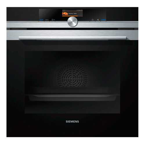 Встраиваемый электрический духовой шкаф Siemens HB676G5S6 Black