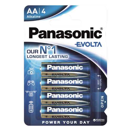 Батарейка Panasonic Evolta LR6EGE/4BP 4 шт