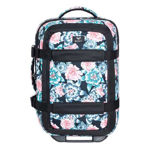 Чемодан Roxy ERJBL03167 anthracite s crystal flowers S