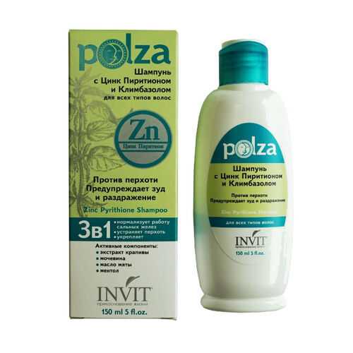 Шампунь Invit Zinc Pyrithione Shampoo, 150 мл