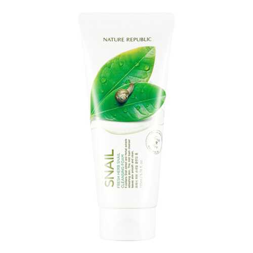Пенка для умывания FRESH HERB SNAIIL CLEANSING FOAM 170мл