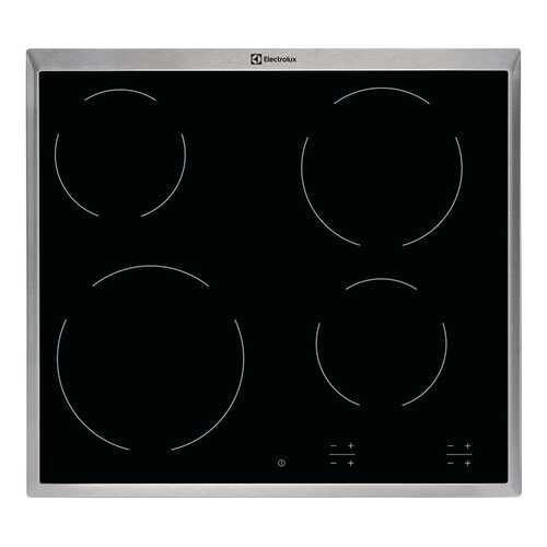 Встраиваемая варочная панель электрическая Electrolux CPE6420KX Black