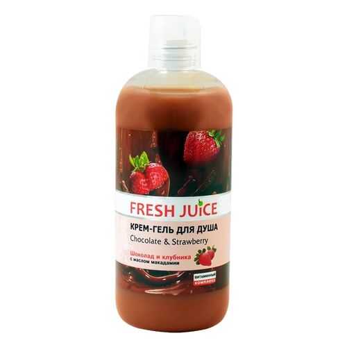 Крем-гель для душа Fresh Juice Chocolate & Strawberry 500 мл