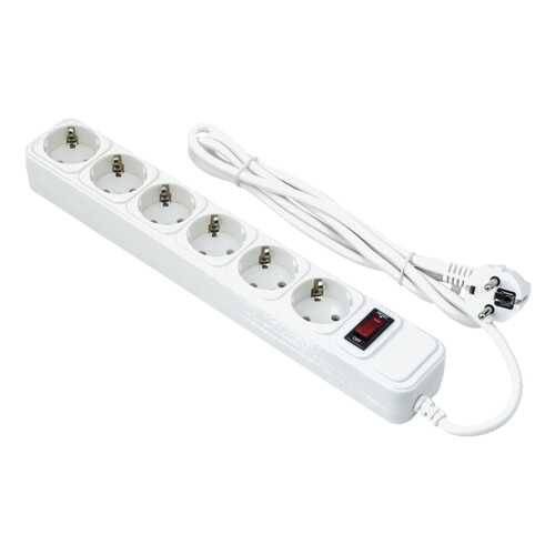 Сетевой фильтр ExeGate SP-6-3, 6 розеток, 3 м, White