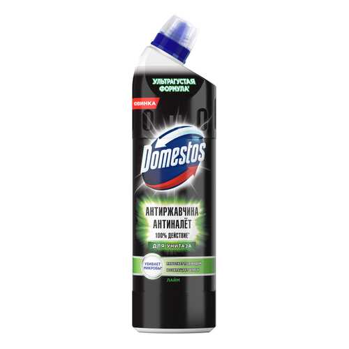 Чистящее средство Domestos лайм для унитаза антиржавчина антиналет 750 мл