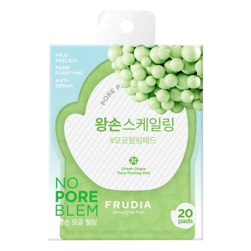 Отшелушивающие диски Frudia Green Grape Pore Peeling Pad с зеленым виноградом, 20 шт