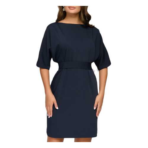 Платье женское D&M by 1001DRESS DM01652DB синее S