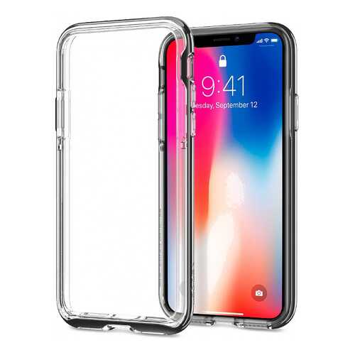 Чехол Spigen Neo Hybrid EX (057CS22684) для Apple iPhone X (Chrome Grey)