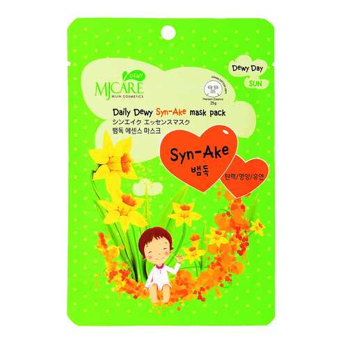 Маска для лица Mijin Daily Dewy Syn-Ake mask Со змеиным ядом 23 г