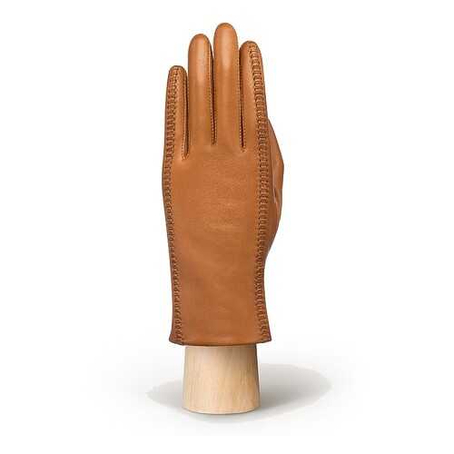 Перчатки женские Eleganzza F-HP0058 коричневые 7.5