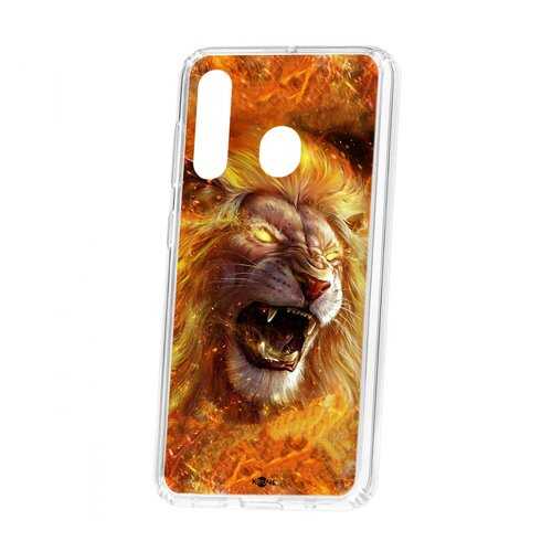 Чехол Kruche Samsung Galaxy A60 2019 Print Лев