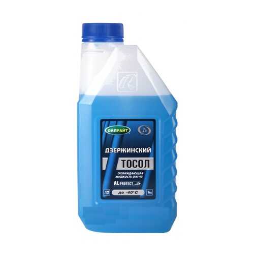 Тосол OILRIGHT Дзержинский ОЖ-40 ТМ готовый -40C синий 1 кг 5040/п