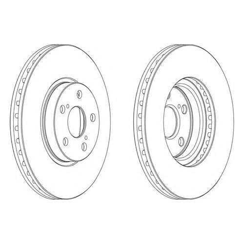Тормозной диск FERODO DDF1508