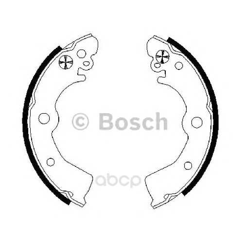 Тормозные колодки дисковые Bosch 0986487578
