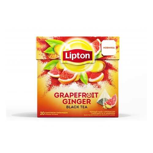 Чай черный в пирамидках Lipton Grapefruit Ginger 20*1.6 г