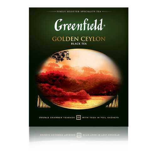 Чай черный Greenfield Golden Ceylon 100 пакетиков