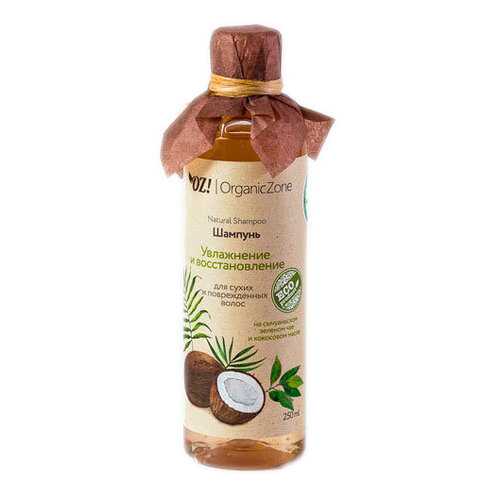 Шампунь Organic Zone Увлажнение и восстановление для сухих и поврежденных волос