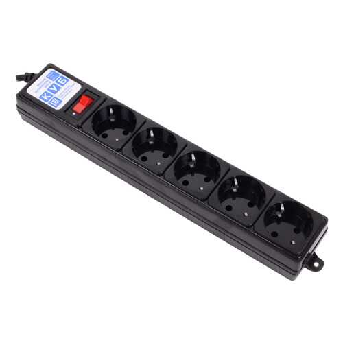 Сетевой фильтр Power Cube SPG-B-6, 5 розеток, 1,9 м, Black