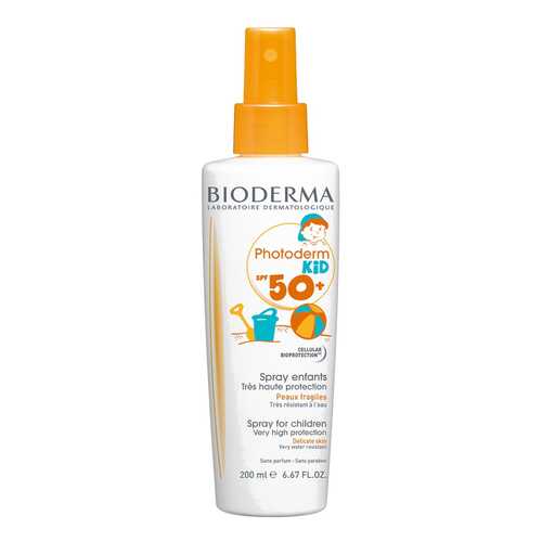 Солнцезащитный спрей с высокой степенью защиты Bioderma Photoderm Kid SPF 50+