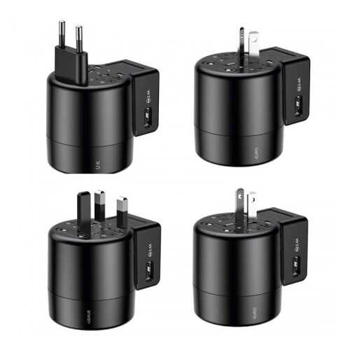 Сетевое зарядное устройство Baseus Rotation Type Universal Charger Black