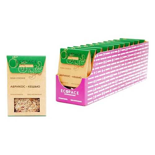Батончик EcoSpace RAW Cookie Абрикос-Кешью EVERY DAY 55 г Россия