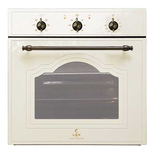 Встраиваемый электрический духовой шкаф Lex EDM 6075C Ivory Light