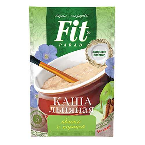 Каша льняная Fit Parad яблоко с корицей
