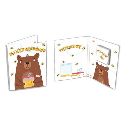 Шоколад Chokocat Выздоравливай, молочный, мини-открытка, 5 гр