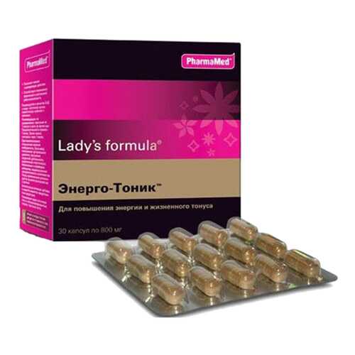 Lady's formula PharmaMed энерго-тоник 30 капсул