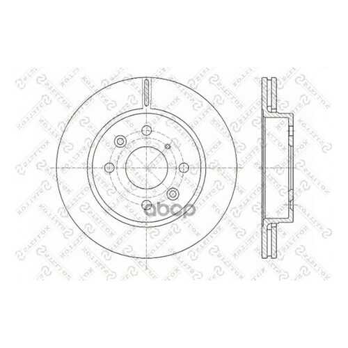 Диск тормозной STELLOX 6020-3501V-SX