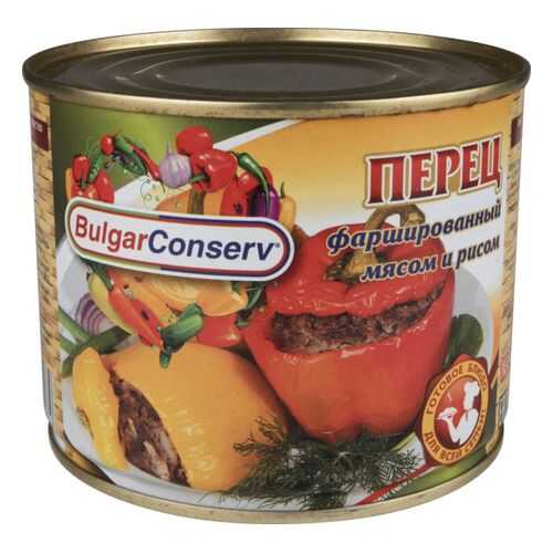Перец BulgarConserv фаршированный мясом и рисом 540 г