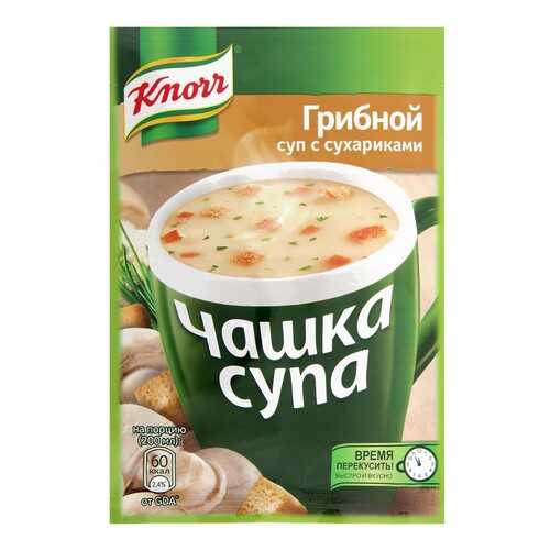 Суп Knorr чашка грибной с сухариками сухая смесь 15.5 г