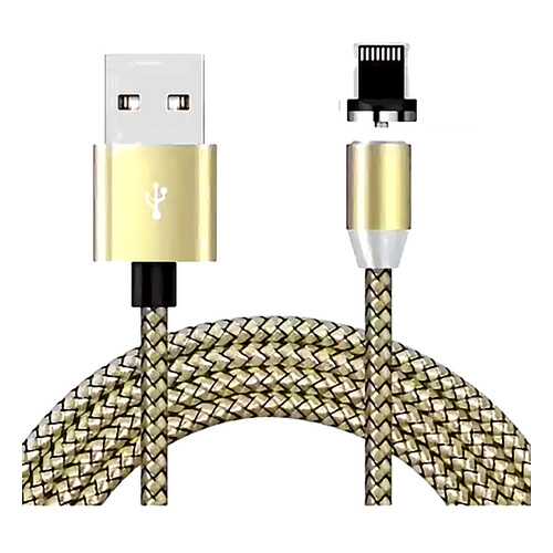 Кабель магнитный Zibelino DC Magnetic USB-USB Lightning (Gold)