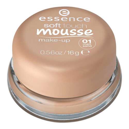 Тональный крем essence Soft Touch Mousse Make-up 01 Matt Sand 16 г