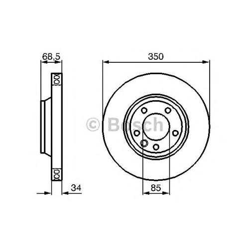 Тормозной диск Bosch 0986479249