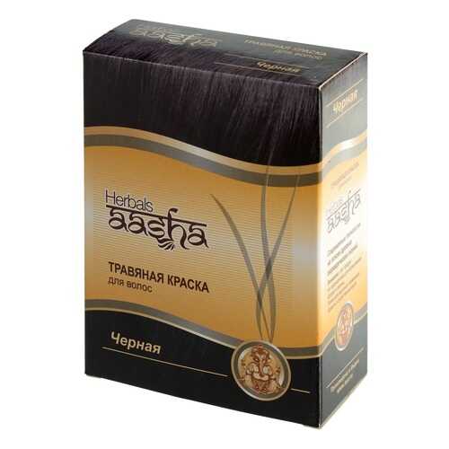 Краска для волос Aasha Травяная Черная 60 г
