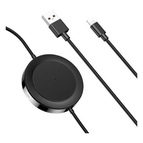 Беспроводное зарядное устройство Baseus iP Cable Wireless Charger Black (WXCA-01)