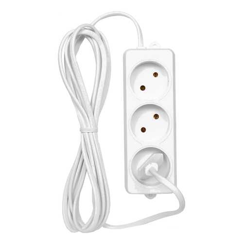 Удлинитель Гарнизон EL-E3-W-2, 3 розетки, 2 м, White