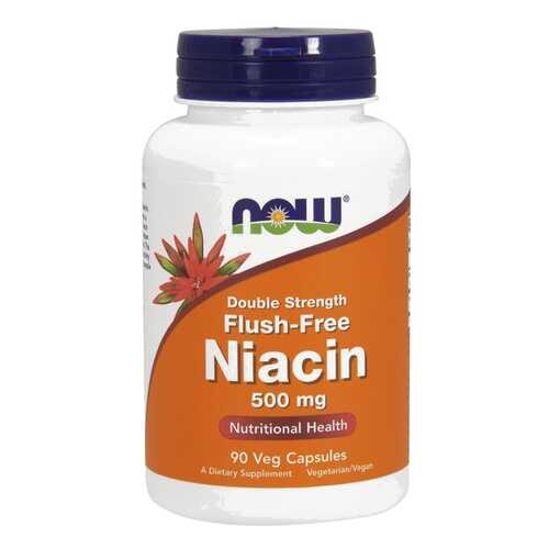 Витамин B NOW Niacin Flush-Free 90 капс.