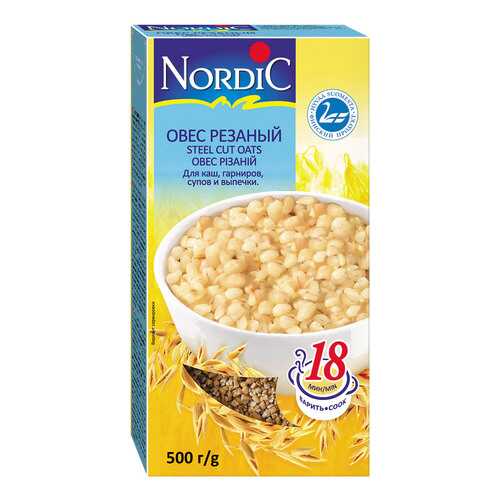 Овес Nordic резаный 500г