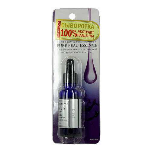 Сыворотка для лица Japan Gals Pure Beau Essence с плацентой, 25 мл