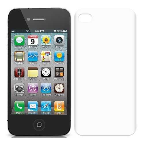 Чехол Krutoff TPU для iPhone 4/4S Transparent