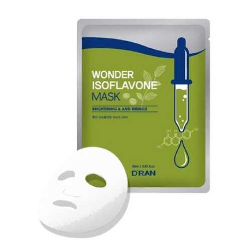 Чудо маска D'RAN Wonder Isoflavone Mask с Изофлавонами сои, 1 шт
