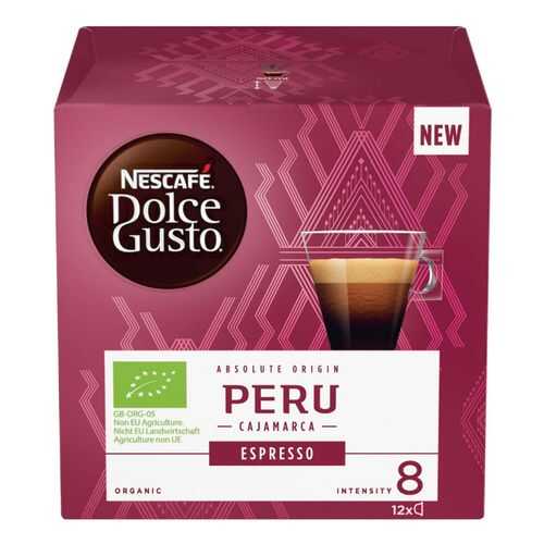 Кофе в капсулах Dolce Gusto espresso Peru 12 капсул