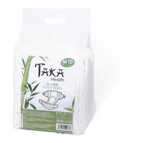 Подгузники для взрослых Тaka Health M 80 - 110 см 10 шт.