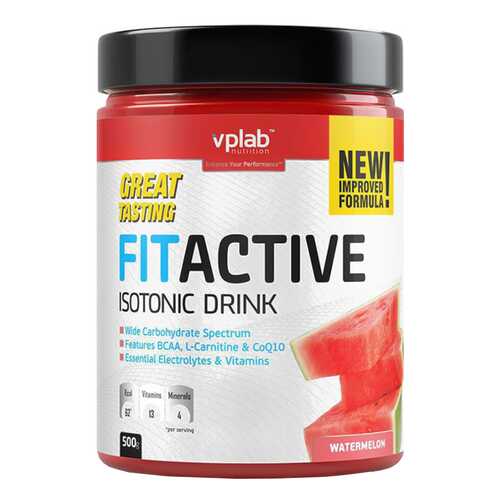 Изотонический напиток VPLab FitActive 500 г арбуз