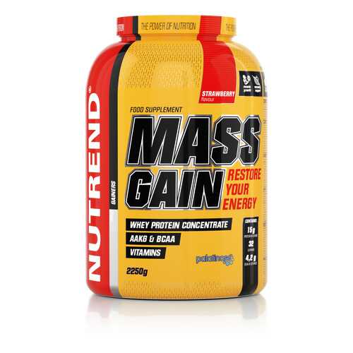 Гейнер NUTREND Mass Gain (2.3 кг) клубника