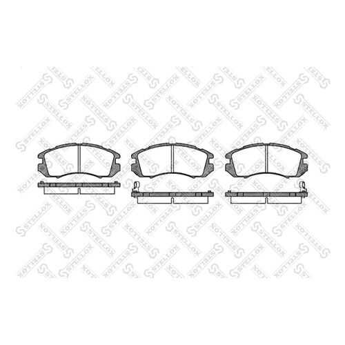 Комплект тормозных дисковых колодок Stellox 202 012-SX